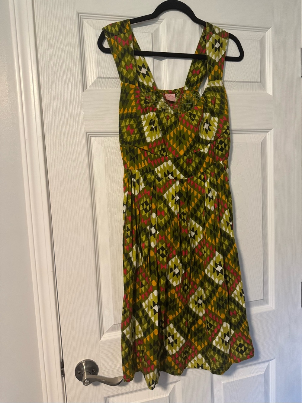 Asha Geometric Print Sundress